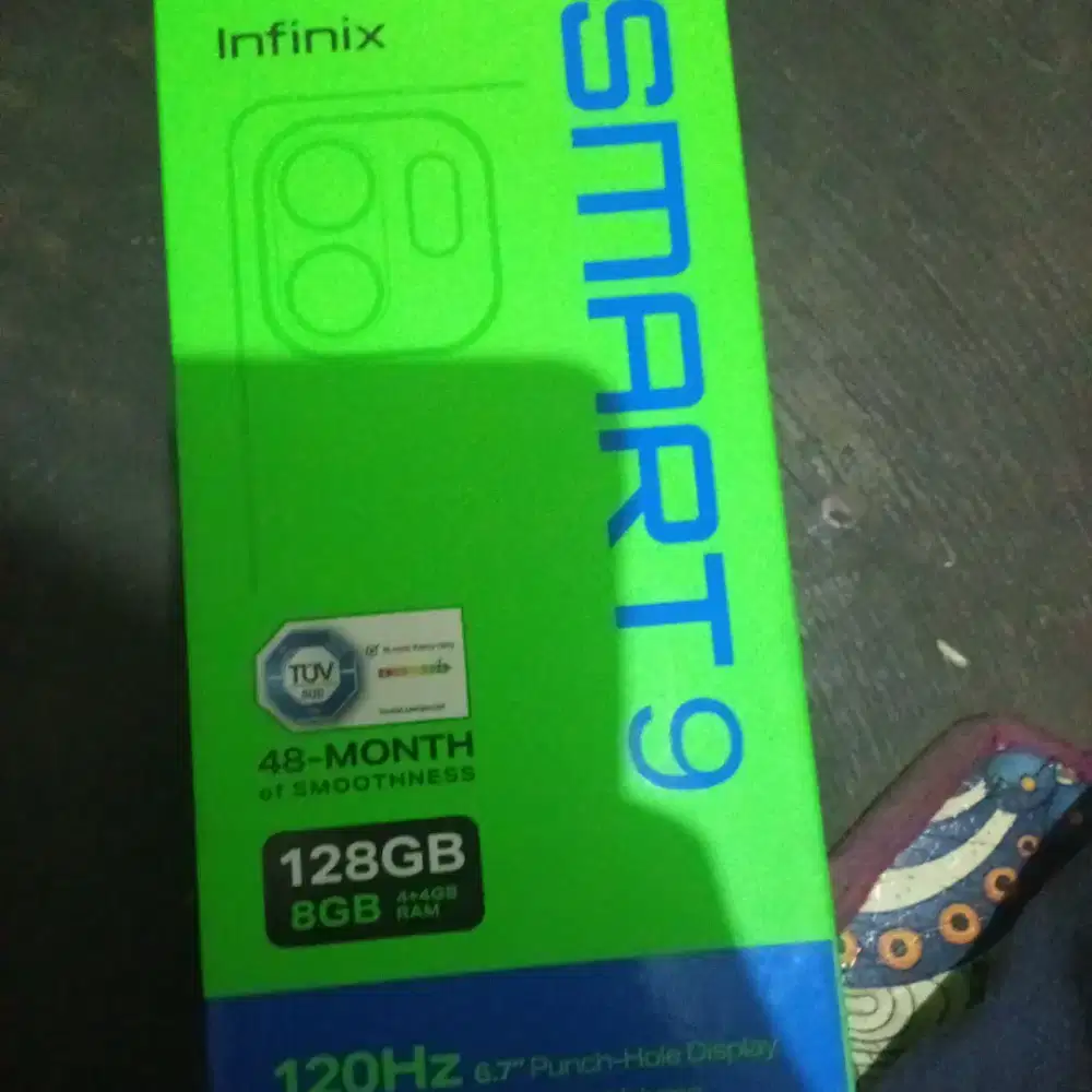 Hp Infinix smart 9 full set, minus pake wajar