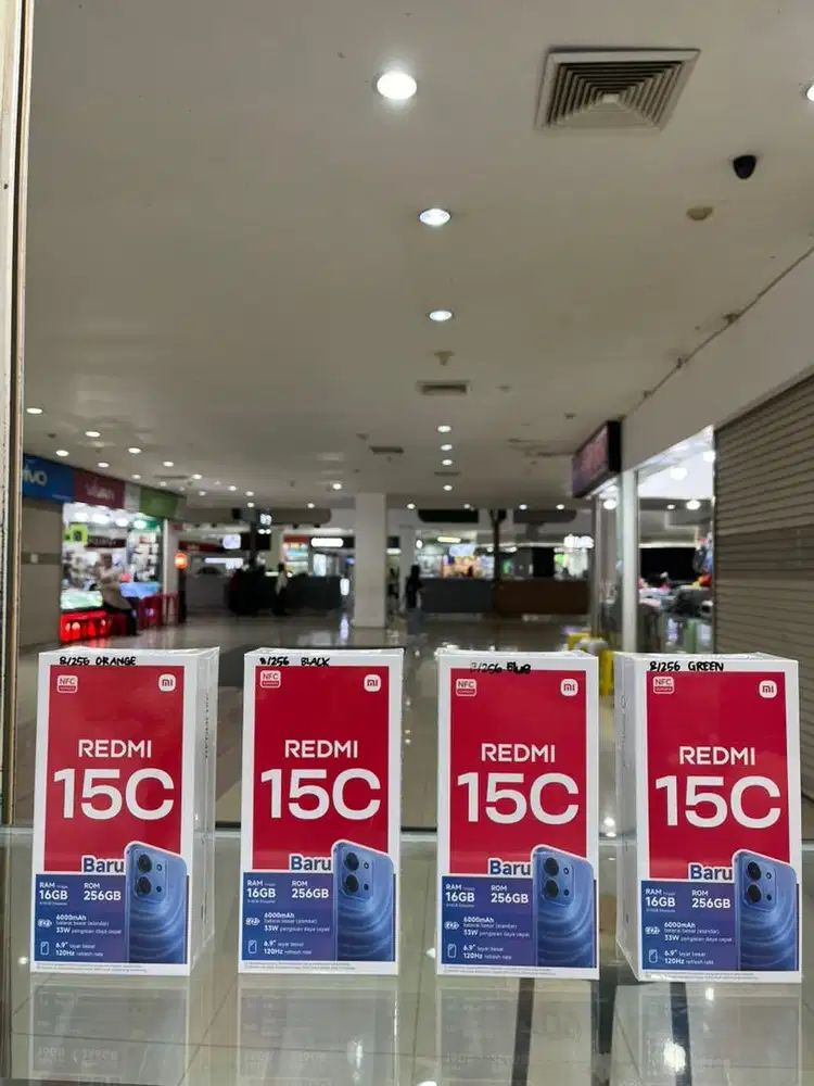 Redmi 15c 8/256 Baru Segel Garansi