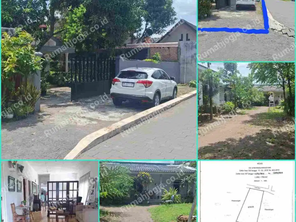 tanah dan bangunan jalan Kaliurang KM 8 Utara jln damai jalan utama