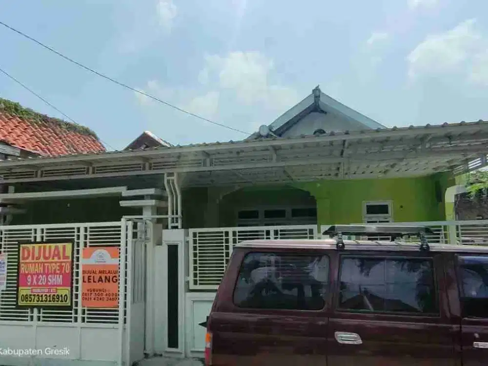 Dijual via lelang rumah murah  SWP residen Gresik