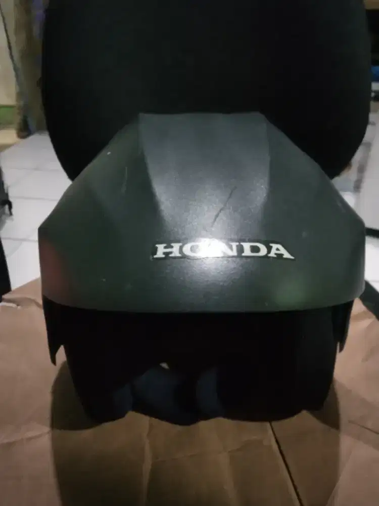 Helm honda half face