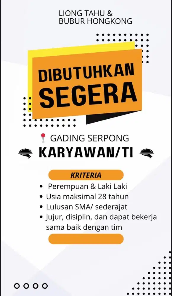 DICARI KARYAWAN/TI SCEEPTNYA