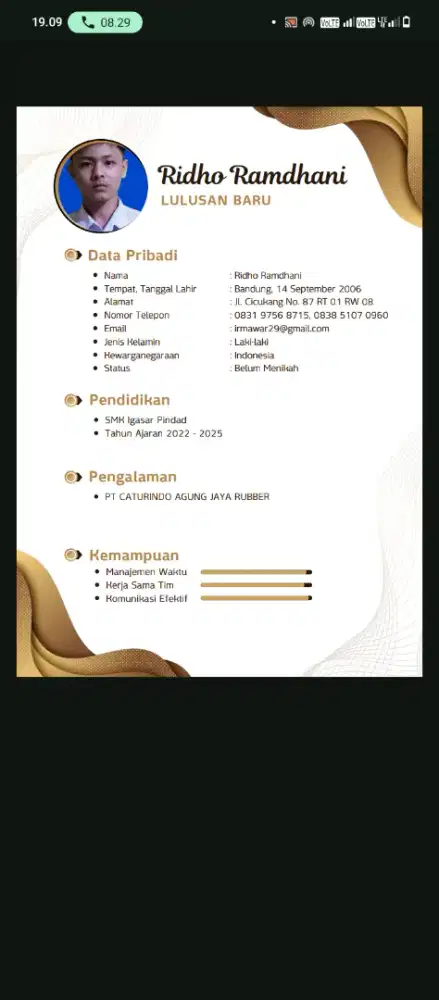 Mencari loker cepat sesuai bidang yang tertera di CV.