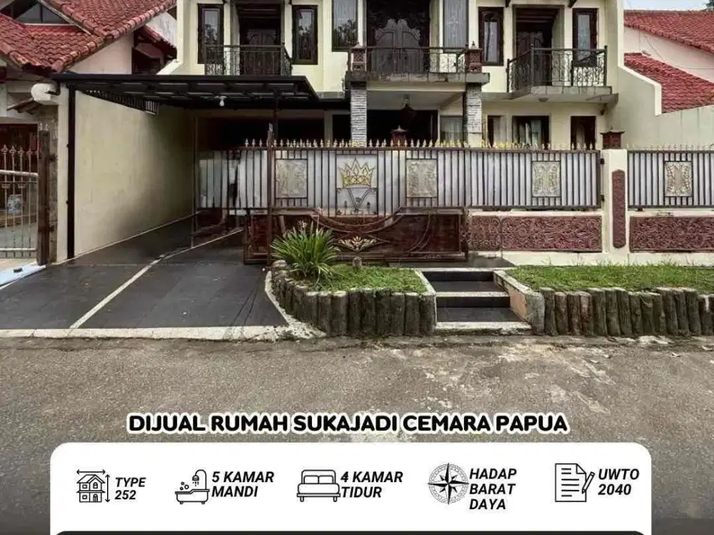 Dijual Rumah Sukajadi Cemara Papua Batam