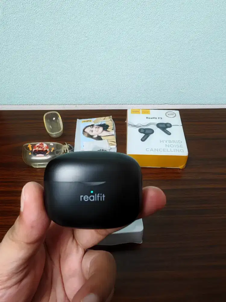 Realfit F3 ANC Bluetooth Earphone -38dB Noise Cancelling Tws Earbuds