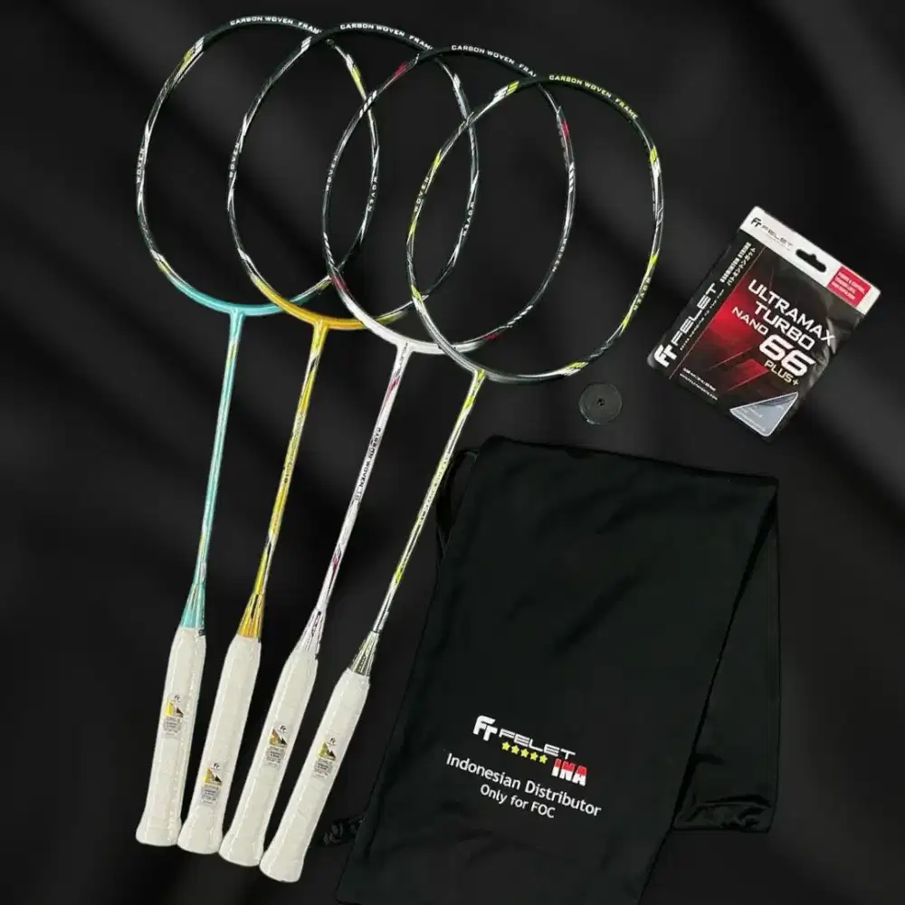 Raket badminton FELET CARBON WOVEN18