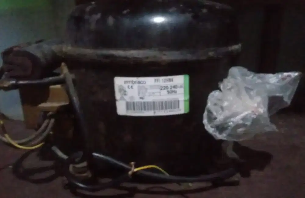 Kompresor Embraco 1/3, Buat Freezer, Undercounter, Chiller.Plus Pasang