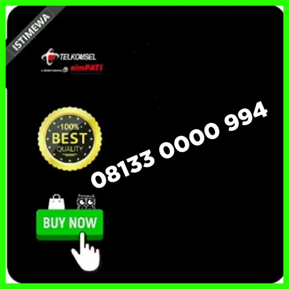 Nomor Cantik simpati Telkomsel 12 digit super