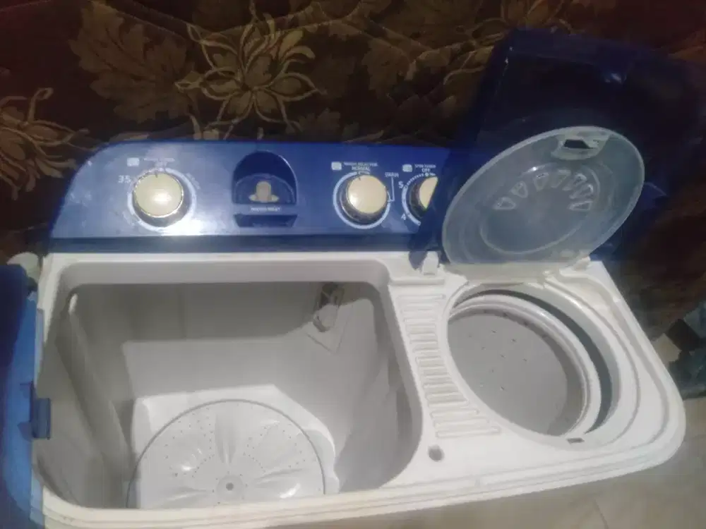 Mesin cuci 2 tabung Aqua hijab 8kg