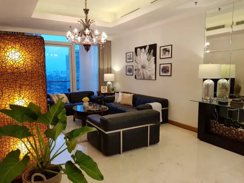 Disewa Apartemen Kempinski Best view 2BR Uk153m²  Furnished at Jakarta Pusat