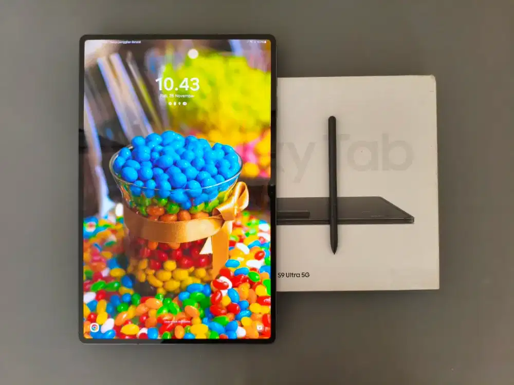 Samsung Galaxy Tab S9 Ultra 5G 12/512 X916 - Fullset, Ex Garansi Resmi