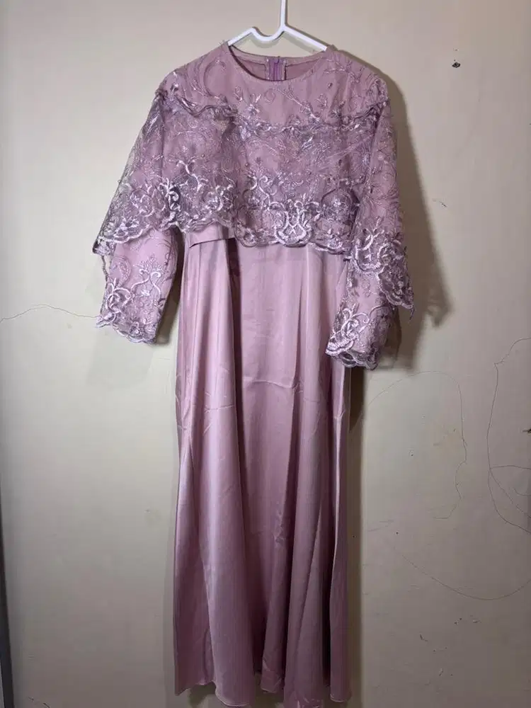 LD01 Baju/ dress bridesmide jahit pink dusty