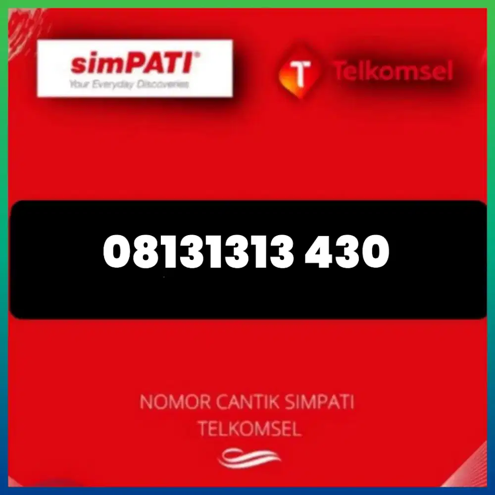 Perdana Nomor Cantik simpati Telkomsel