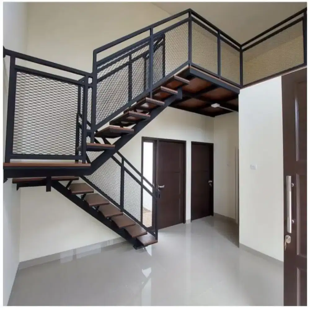 tangga rebah trap kayu murah