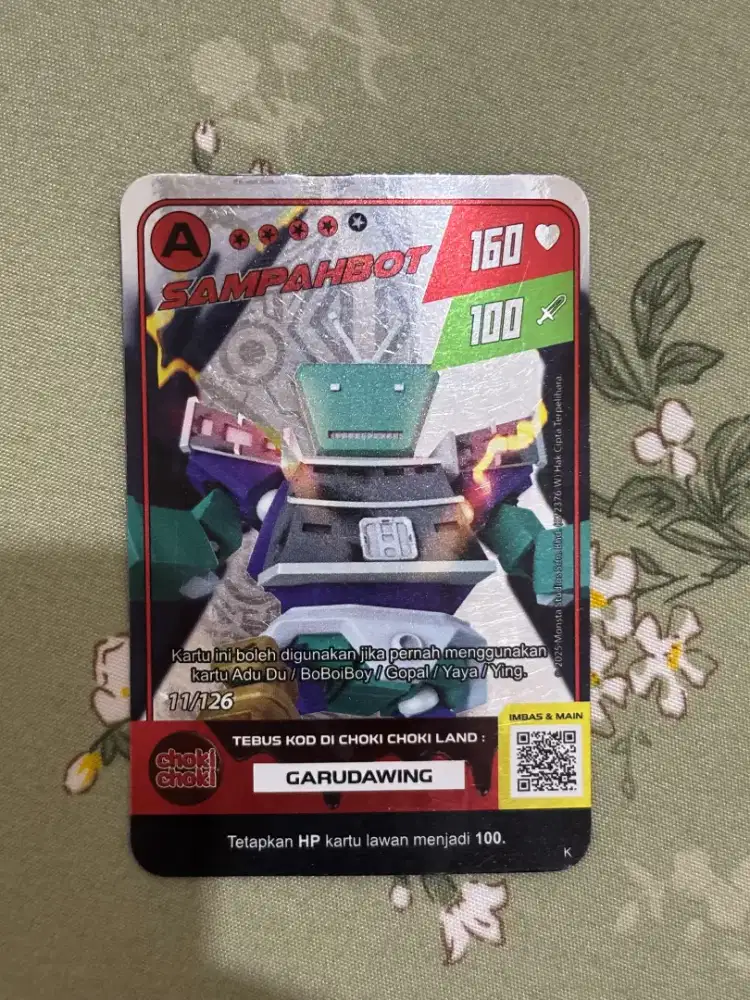 Choki Choki kartu Boboiboy