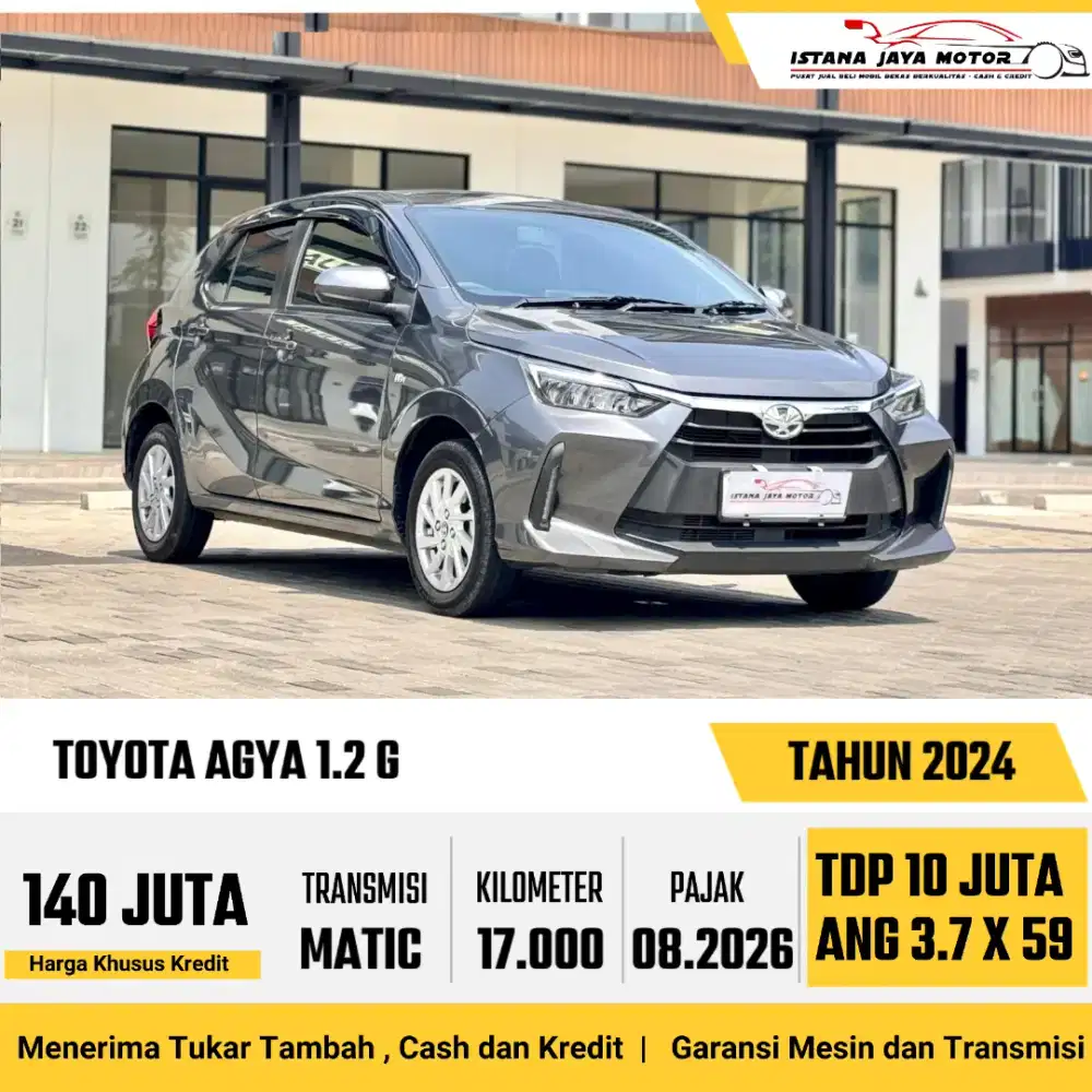TOYOTA AGYA 1.2 G AT 2024