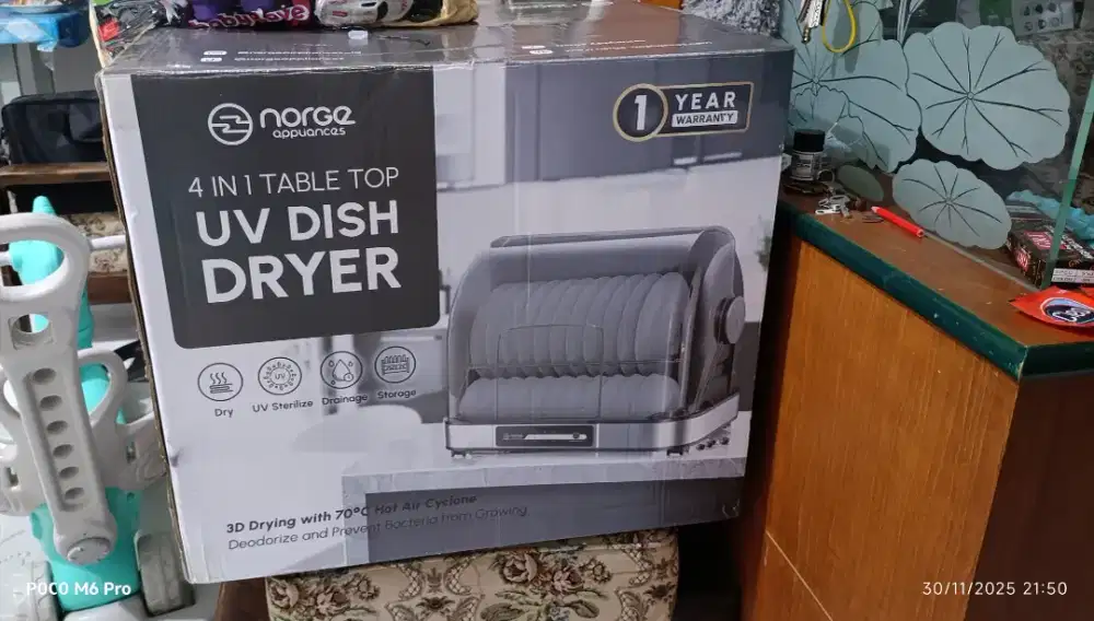 norge sterilizer UV alat steril botol bayi dan pengering