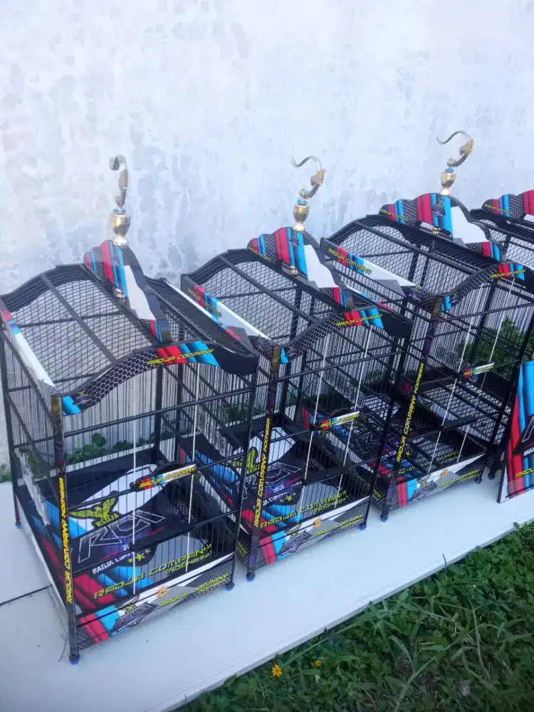 Sangkar burung decal