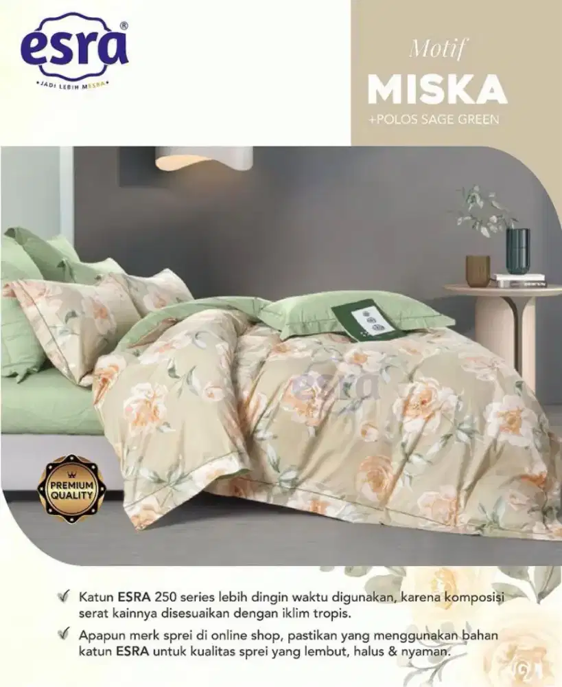 Seprai set katun premium