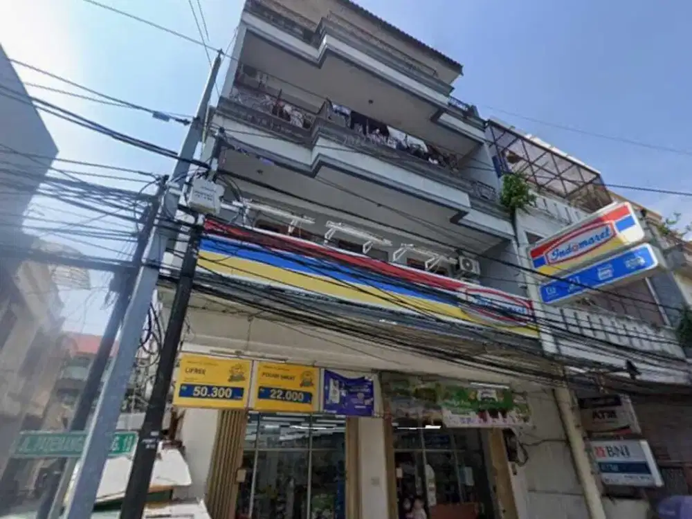 JUAL CEPAT KOST PADEMANGAN 4 LANTAI 30 KAMAR + DISEWA INDOMARET