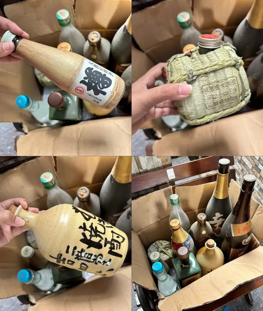 botol pajangan bekas