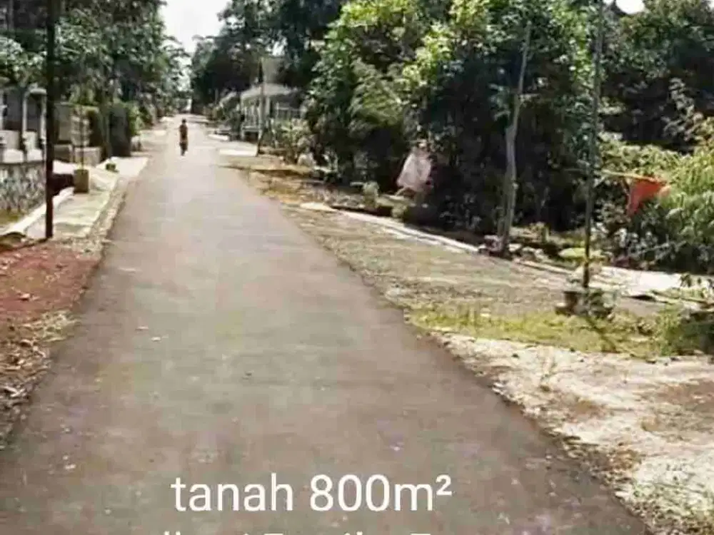 Pekarangan murah   800m² muka 15m jalan aspal 5m ,, 200m jalan lingkar Bendosari sukoharjo :