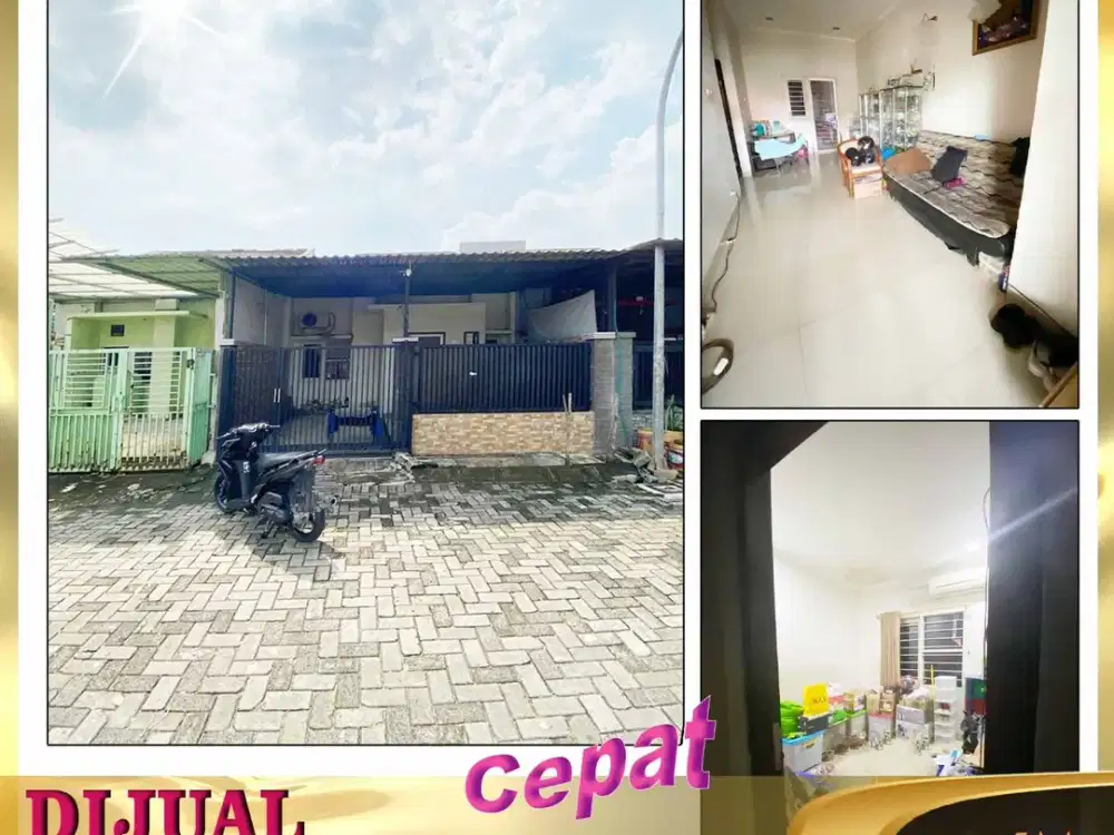 DIJUAL RUMAH 1 Lantai di Puri Gardena Cengkareng - Jakarta Barat