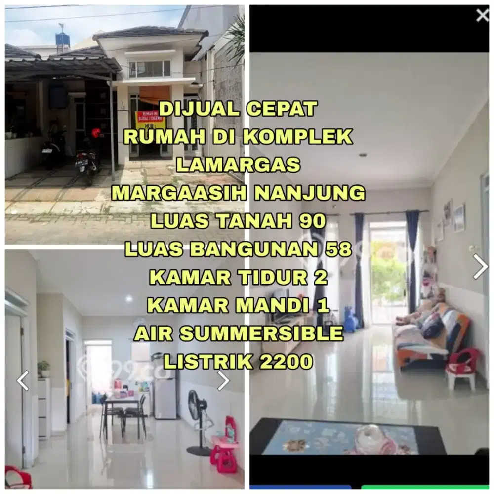 Dijual rumah lamargas margaasih nanjung