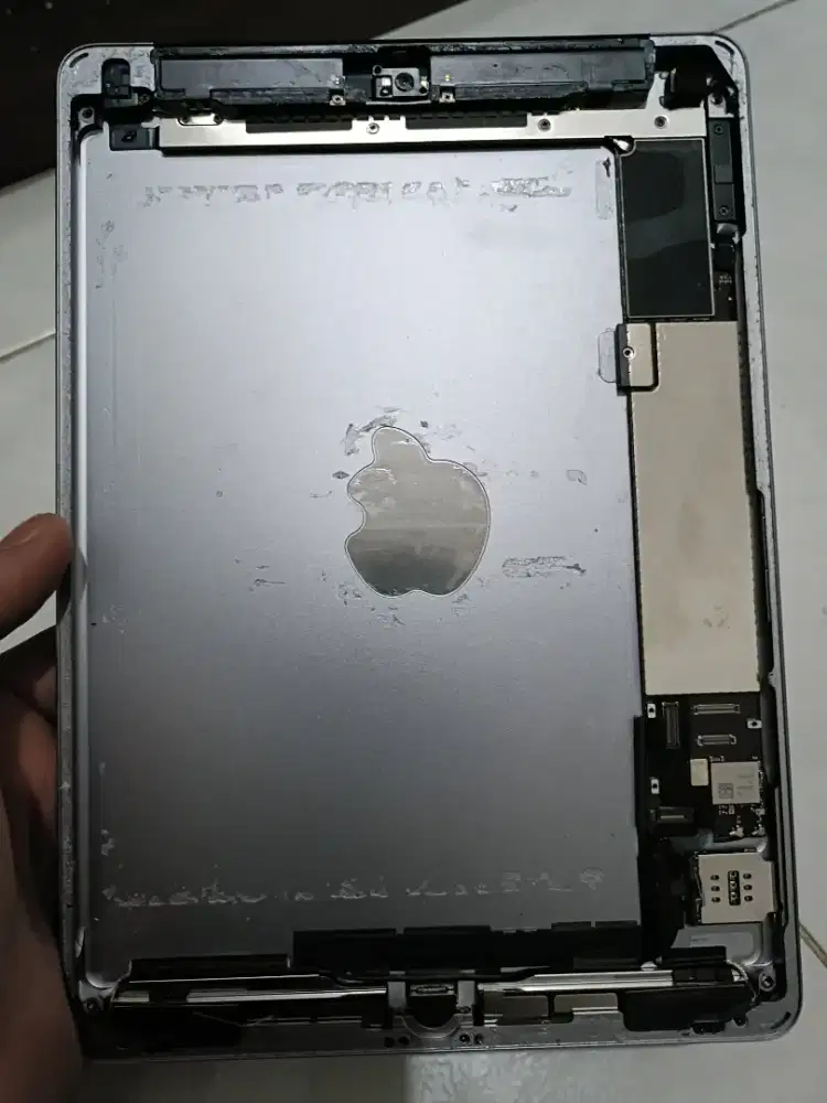 Housing Backdoor Tutup belakang ipad 6 hitam original copotan mulus