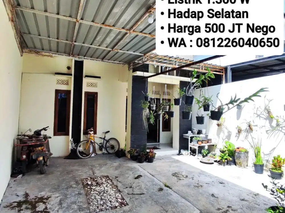 Jual Rumah Di Dalam Perum Cluster Area Purbayan Gentan, Dekat Laweyan, Purwosari, Solo Baru