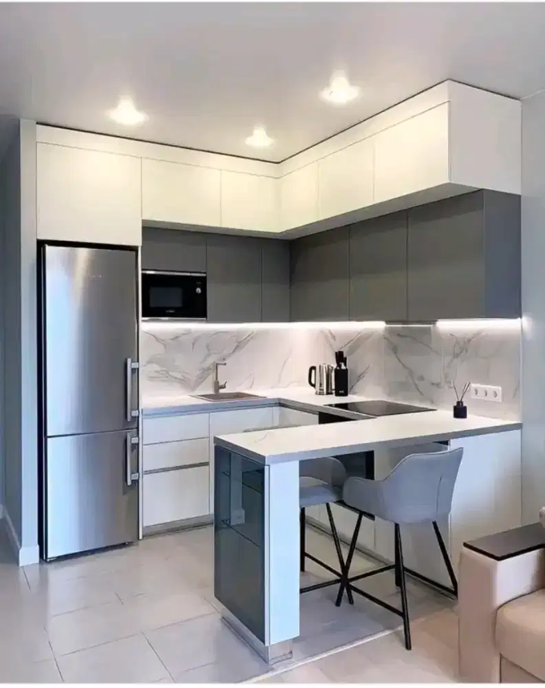 Kitchen set minimalis hpl