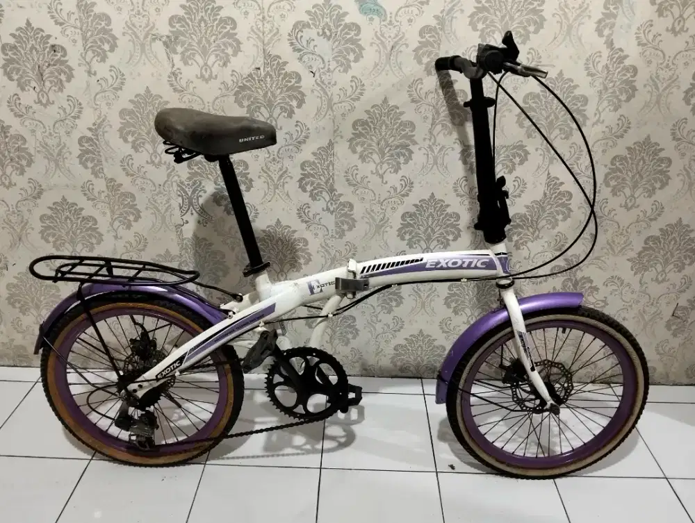 Sepeda lipat size 20 untuk umur 5-15 tahun