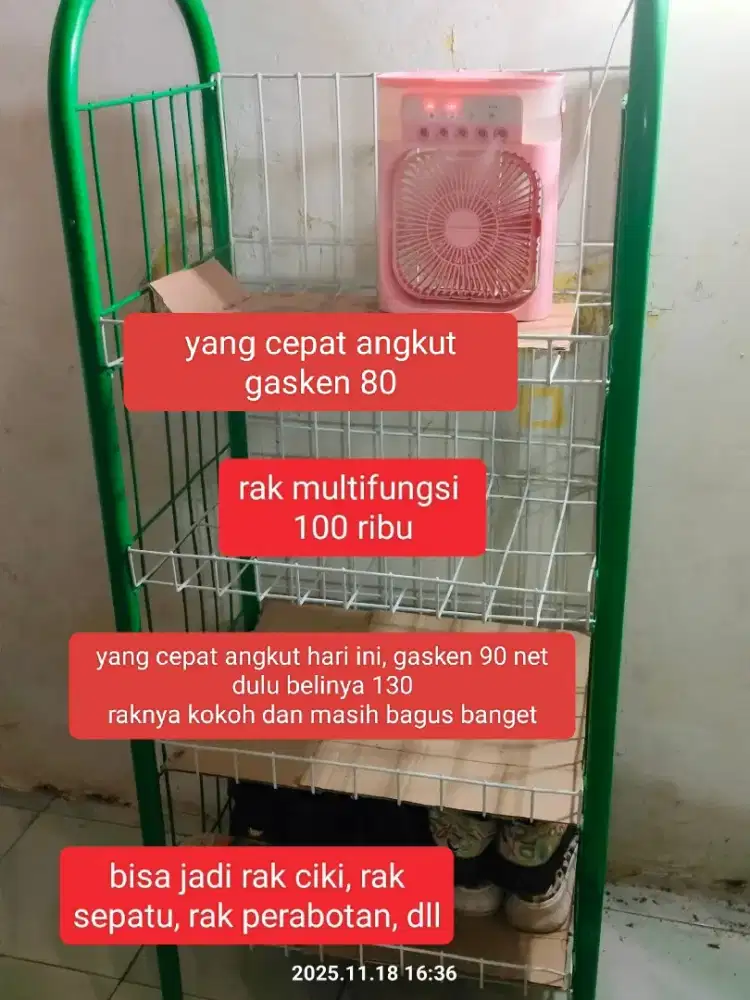 Rak multifungsi yang cepat angkut 90 net