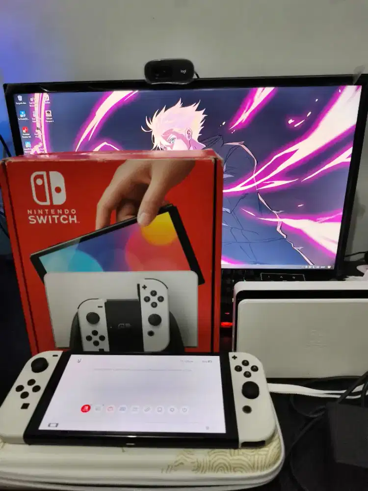 nintendo switch oled ofw fullset