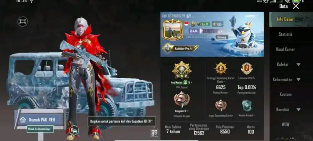 JUAL BELI AKUN PUBG MOBILE