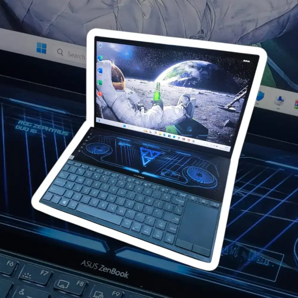 *ASUS ZENBOOK DUO Pro UX481FAY*  DUAL TOUCHSCREEN atas bawah