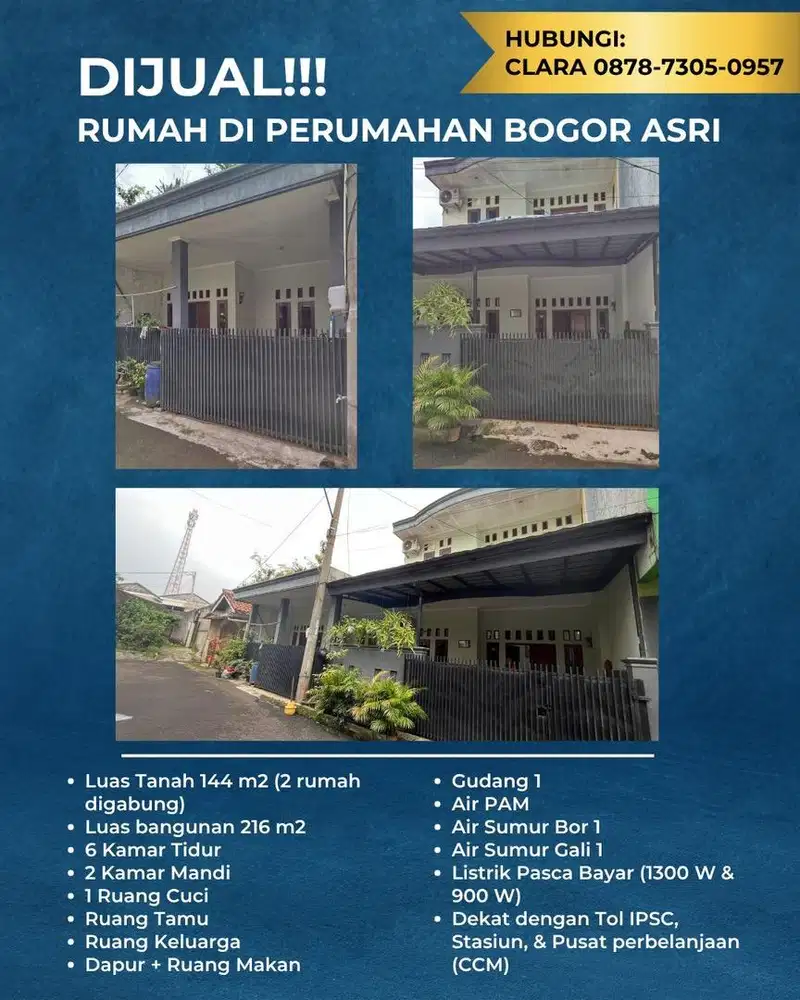 DIJUAL RUMAH 2 LANTAI