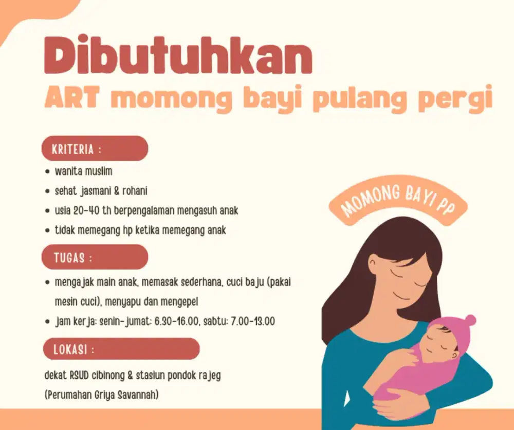 ART Momong Bayi Pulang Pergi