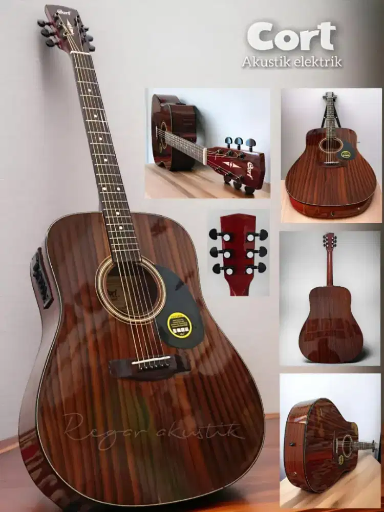 Gitar akustik elektrik cort