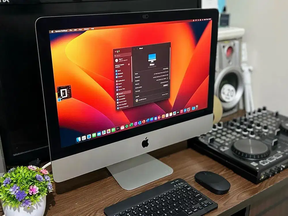 Komputer Apple PC iMac Slim 21.5-inch Core i5 256Gb SSD Mac Os Sonoma