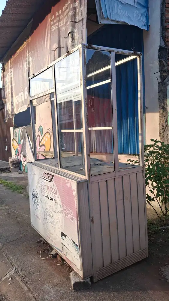 Gerobak Besi utk pecel ayam makanan minuman