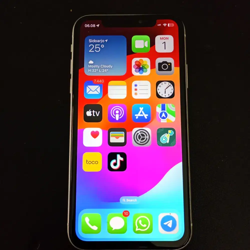 iphone XR 128GB Putih lancar eSim