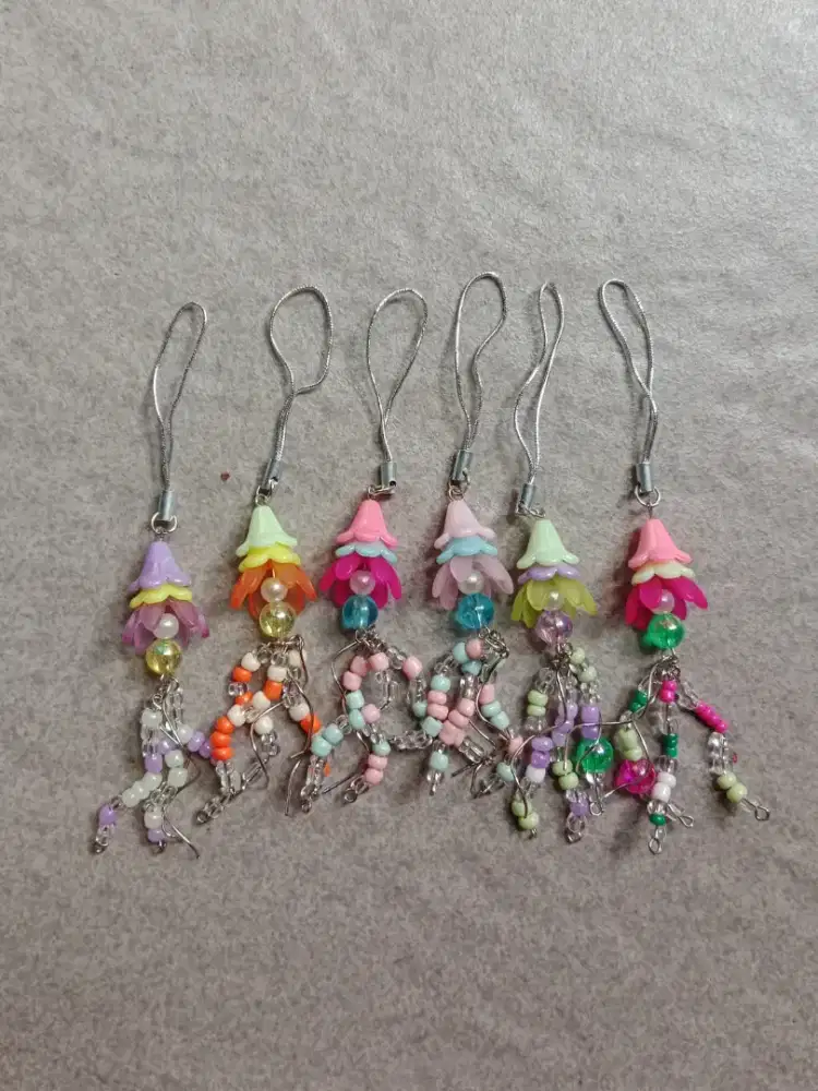 Jellyfish Keychain Key/Bag Charm/Phone Strap Manik Manik Aesthetic