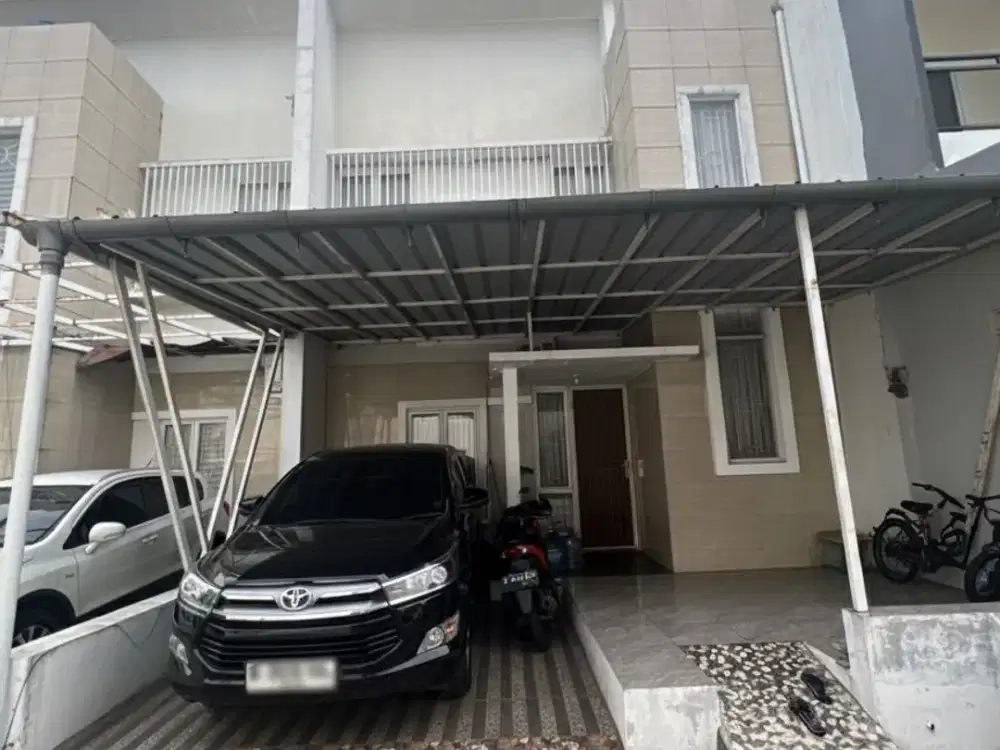 Rumah Cluster Deplu Pondok Betung Bintaro Dekat Stasiun Semi Furnish