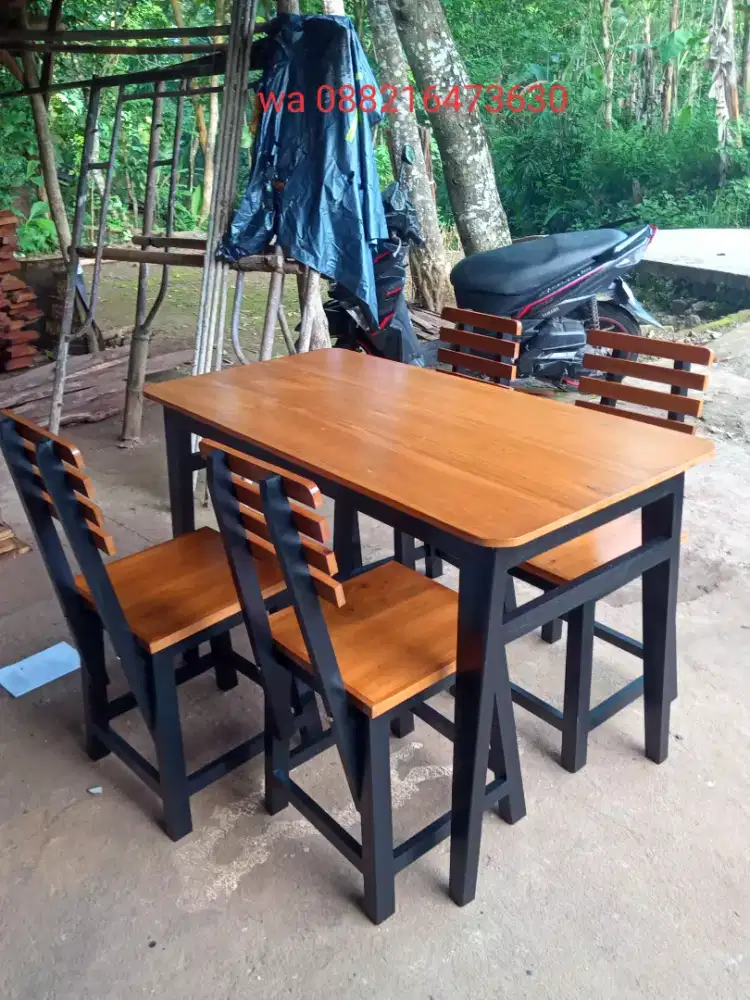 Meja kursi cafe dan makan