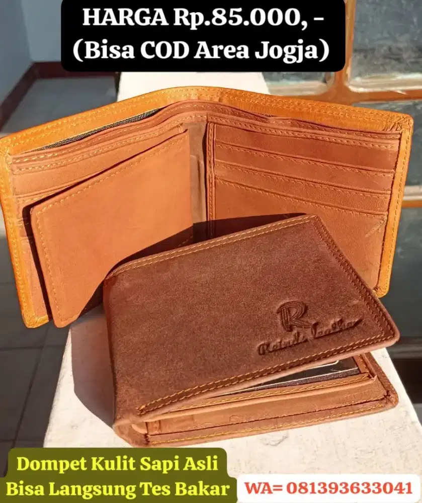 Dompet Kulit Sapi Asli 100% ( GRATIS ONGKIR )