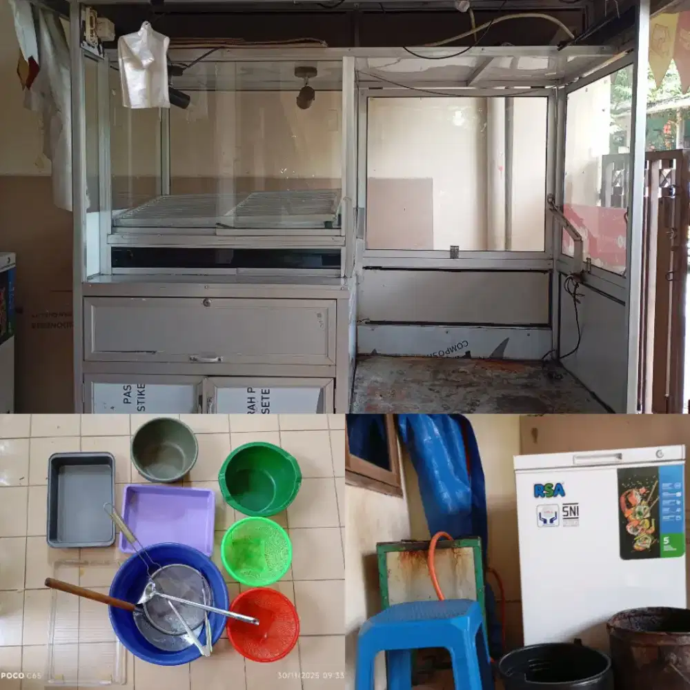 Gerobak dan peralatan (paket usaha)