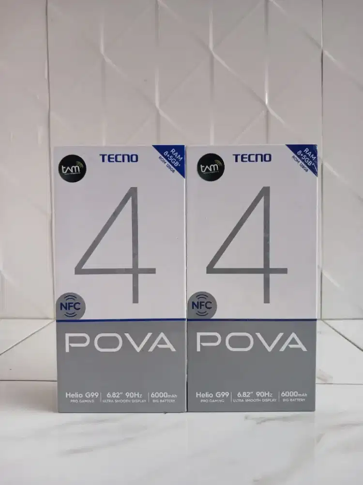 Techno Pova4 8/128gb baru segel resmi