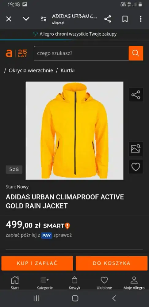 Jaket Adidas Urban Climaproof