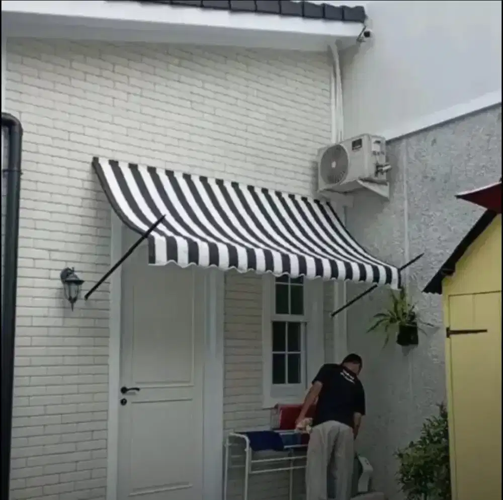Kanopi awning kain anti air dan rembes